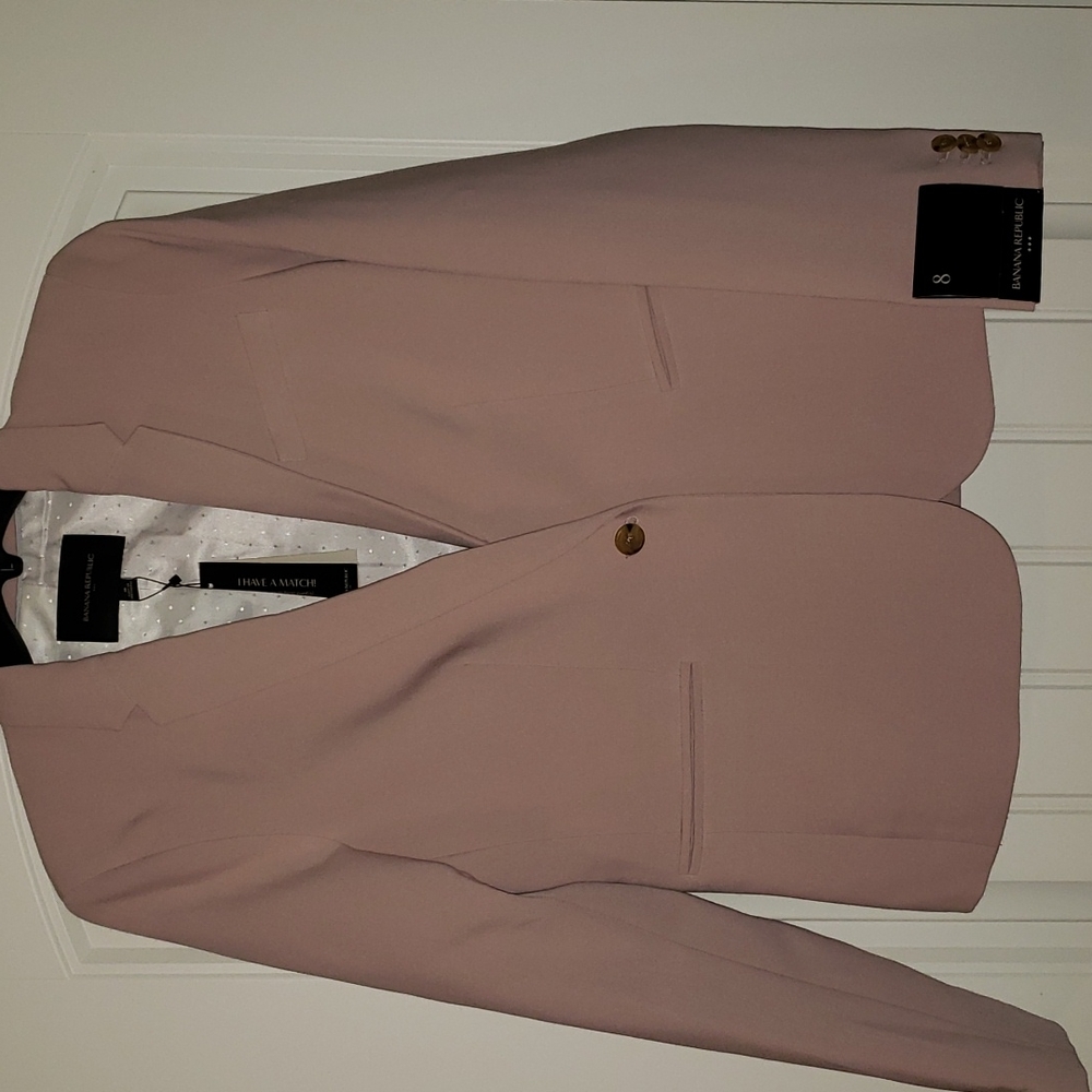 NWT Pink Banana Republic Blazer Size 8